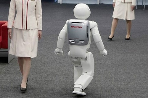 Asimo robot with certain service functions Asimo robot with certain service functions